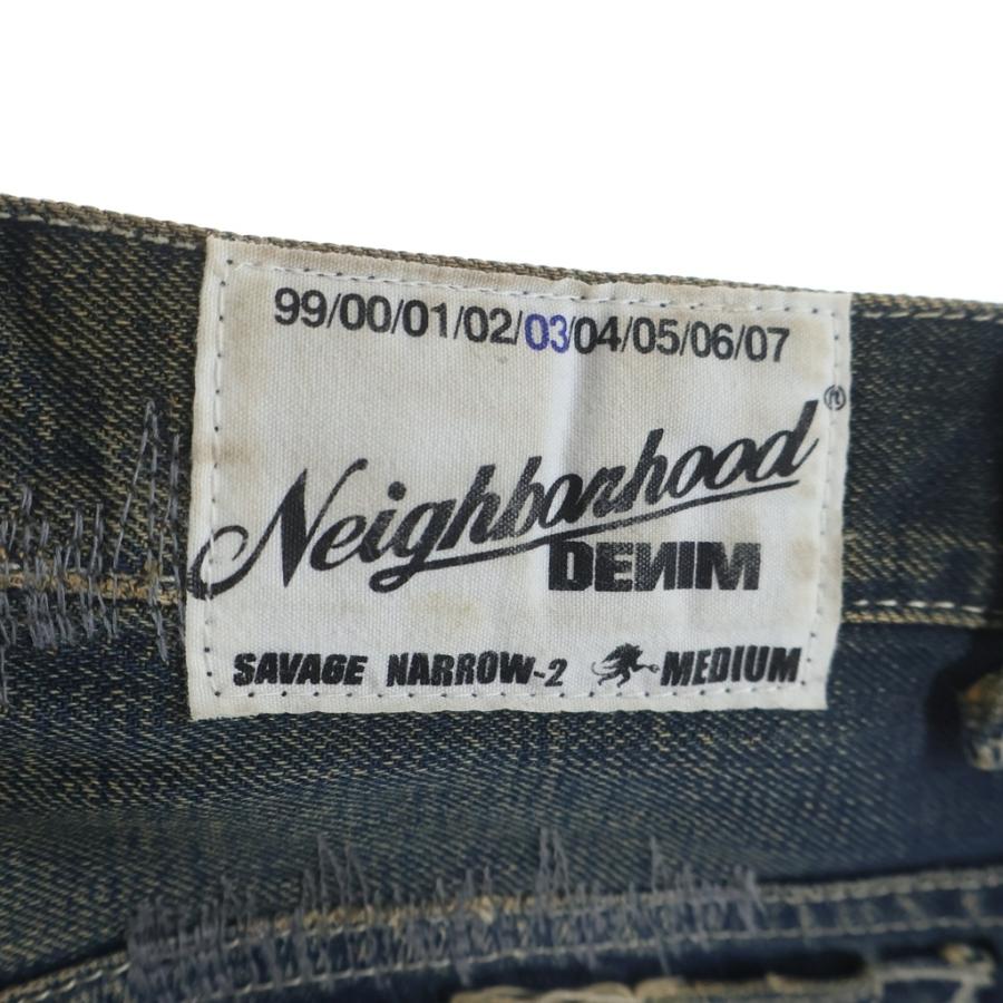 NEIGHBORHOOD（ネイバーフッド） 2003 MAX SAVAGE NARROW-2 DENIM PANT
