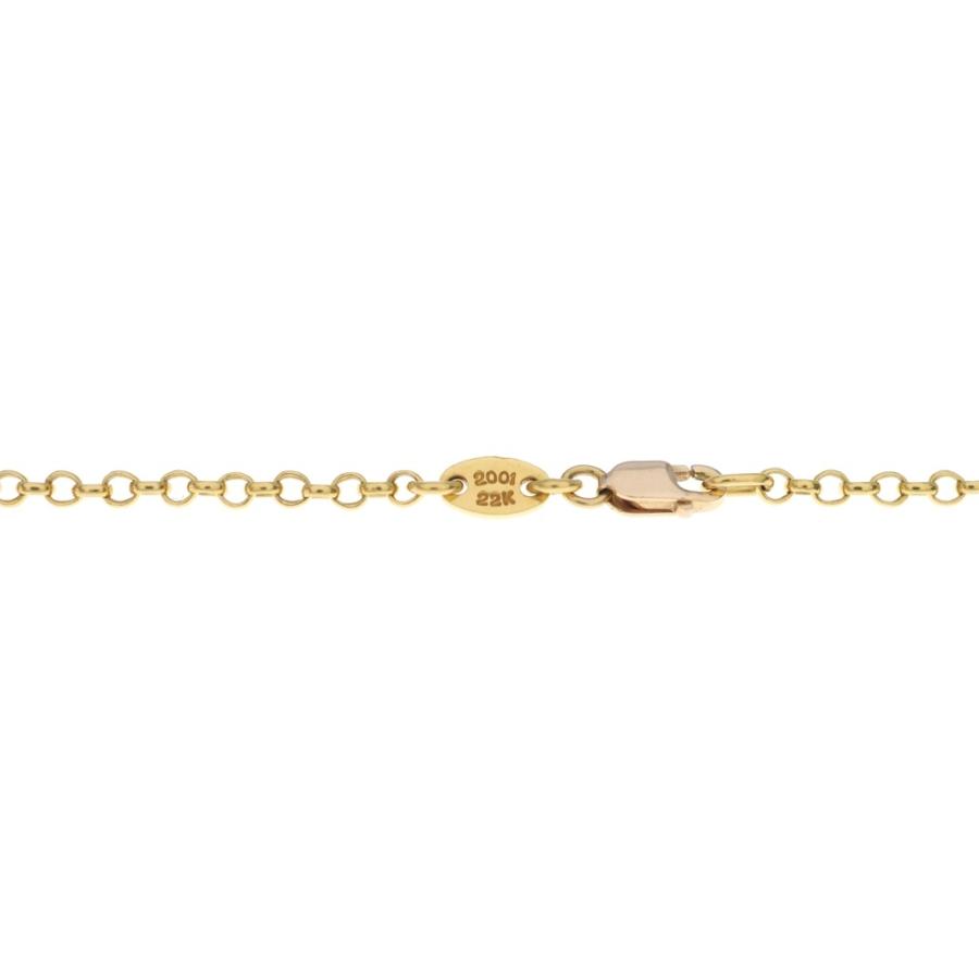 CHROME HEARTS（クロムハーツ） 22K NECKCHAIN R18 ロールチェーン