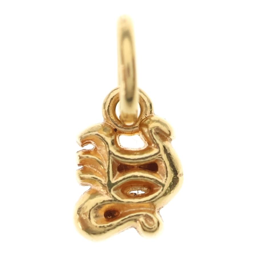 【値下】インボイス原本付き新品未使用クロムハーツ アルファベットペンダントトップ CHROME HEARTS（クロムハーツ） 22K STACK ALPHABET アルファベット