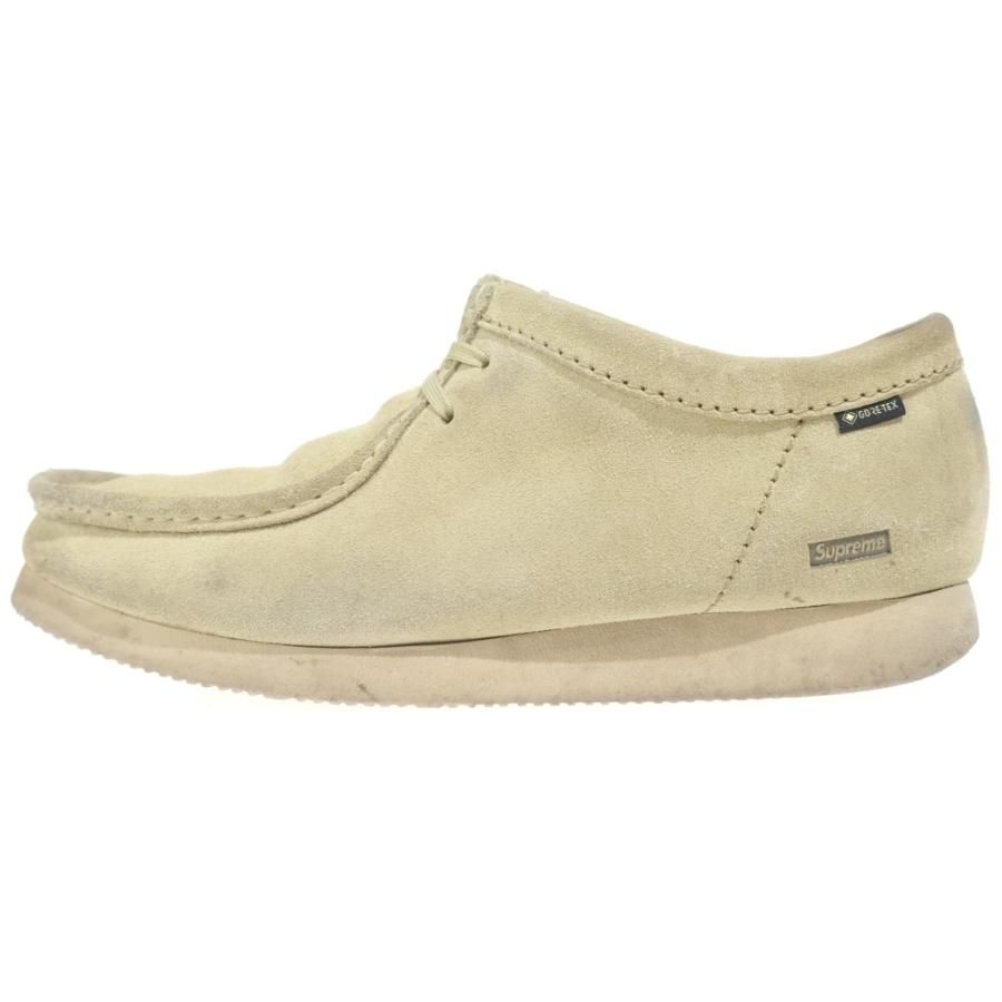 SUPREME シュプリーム 19AW ×Clarks Originals GORE-TEX Wallabee vibramソール クラークス ゴアテックス ワラビー スエード ローカットスニーカー ベージュ Supreme（シュプリーム） 19AW ×クラークス ゴアテックス ワラビー