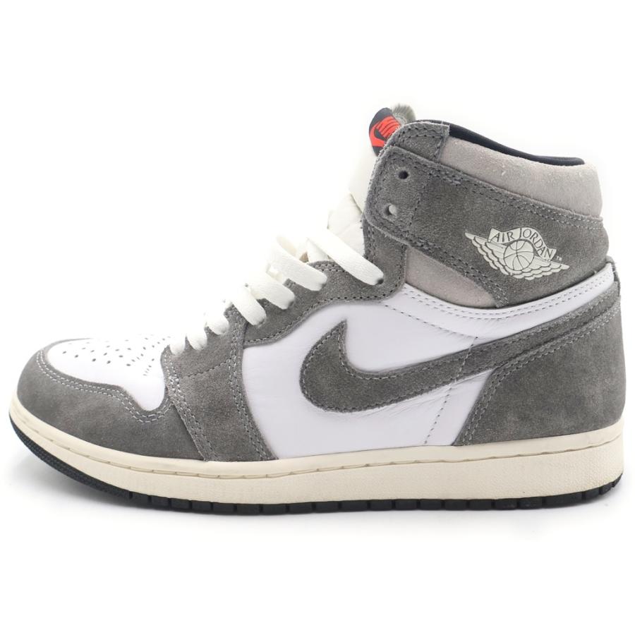 【新品未使用】Air Jordanハイカットシューズ ホワイト/グレー/ブラック NIKE（ナイキ） AIR JORDAN 1 RETRO HIGH OG エアジョーダン 1