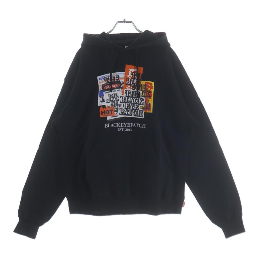 THE BLACK EYE PATCH ブラックアイパッチ Label Pack Print Hoodie