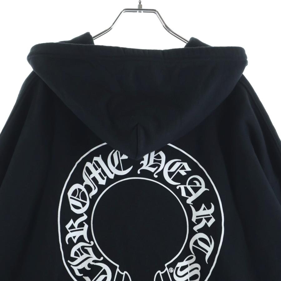 CHROME HEARTS（クロムハーツ） SWTSHRT HD ZIP 袖フローラル バック