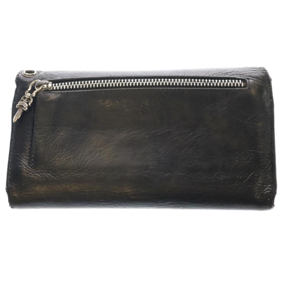 CHROME HEARTS（クロムハーツ） WAVE ウェーブ レザーウォレット 財布