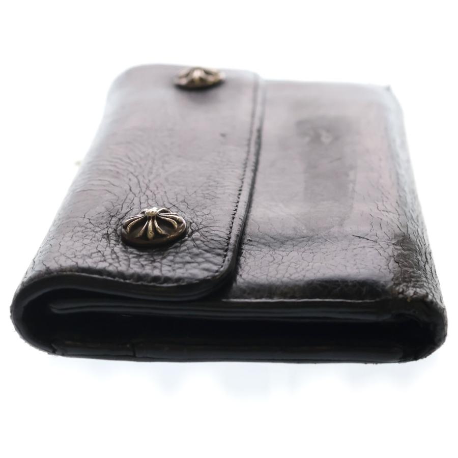 CHROME HEARTS（クロムハーツ） WAVE ウェーブ レザーウォレット 財布