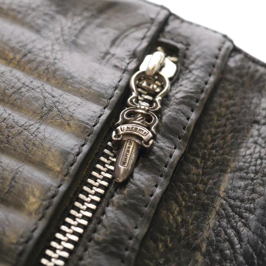 CHROME HEARTS（クロムハーツ） WAVE ウェーブ レザーウォレット 財布