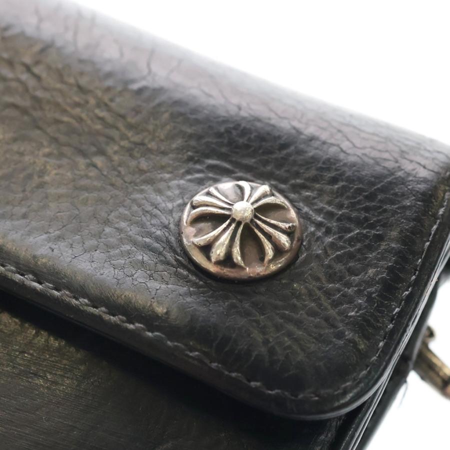 CHROME HEARTS（クロムハーツ） WAVE ウェーブ レザーウォレット 財布