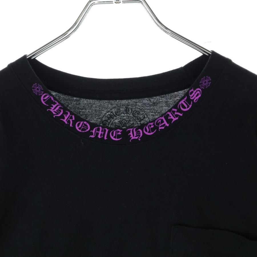 CHROME HEARTS（クロムハーツ） Neck Logo L/S Tee ネックロゴプリント