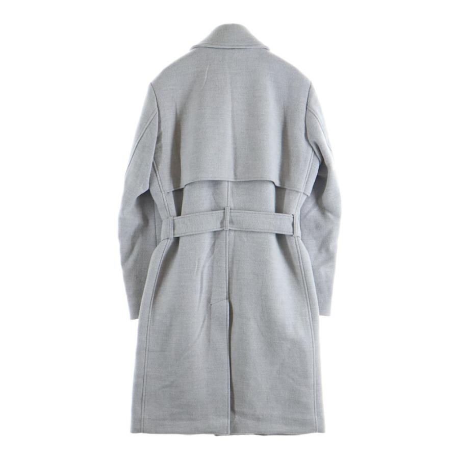 LANVIN（ランバン） ウール ロング トレンチコート グレー LB-6M-61214