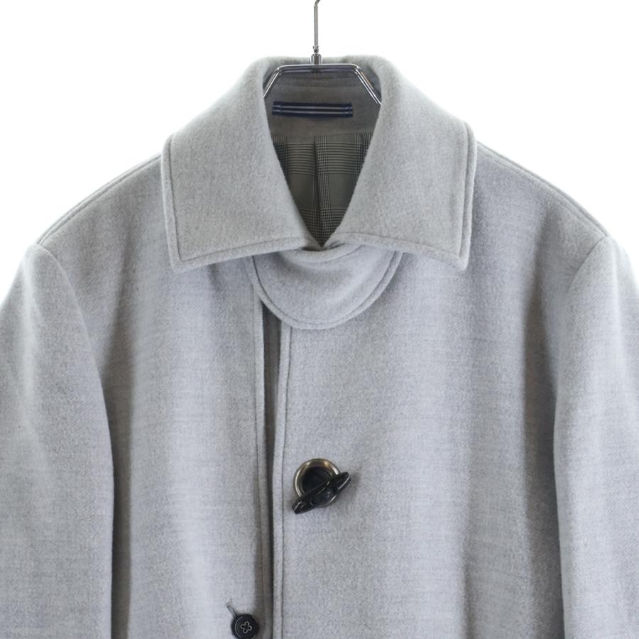 LANVIN ランバン ウール ロング トレンチコート グレー LB-6M-61214 LANVIN（ランバン） ウール ロング トレンチコート グレー LB-6M-61214
