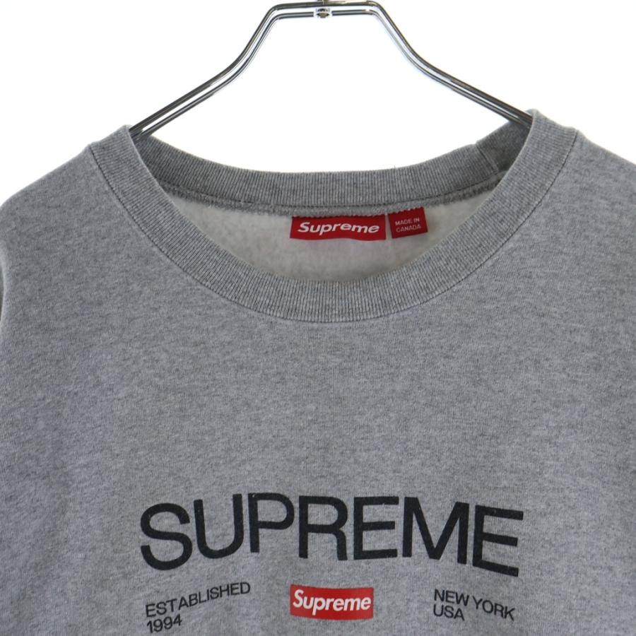 Supreme（シュプリーム） 24SS Established Crewneck エスタブリッシュ