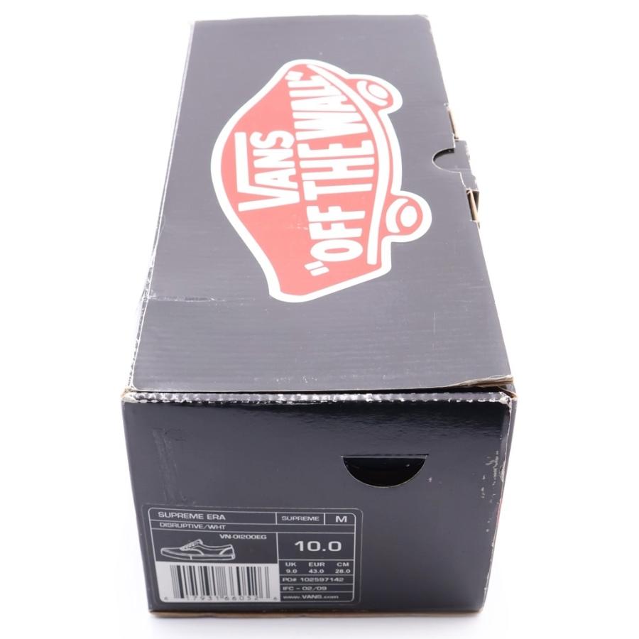 SUPREME シュプリーム 09SS × VANS Era Disruptive バンズ エラ ディスラプティブ ローカットスニーカー ホワイト US10/28cm VN-0I200EG Supreme（シュプリーム） 09SS × VANS Era Disruptive バンズ エラ