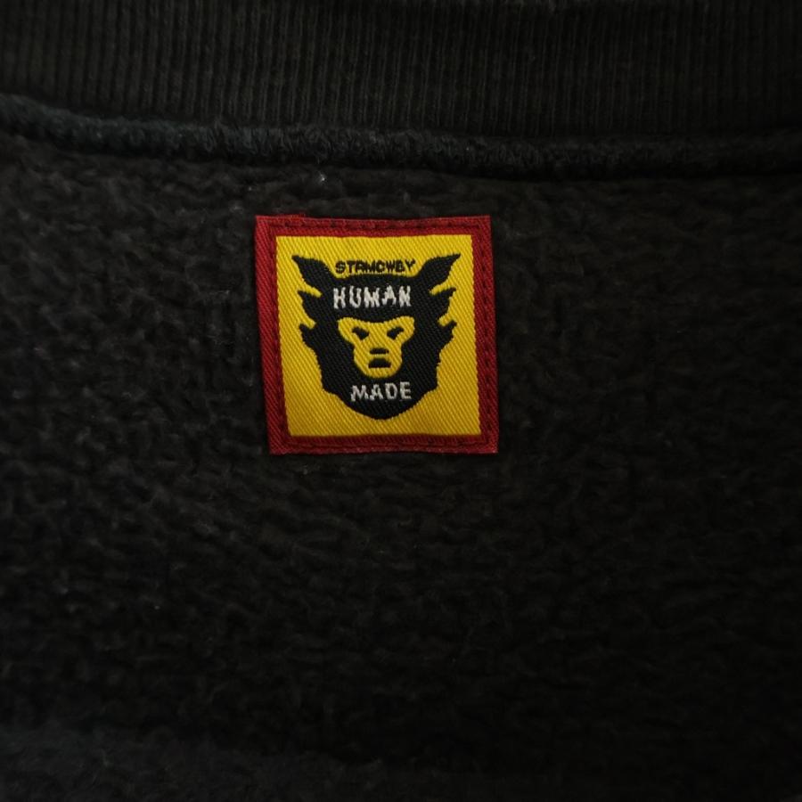 HUMAN MADE ヒューマンメイド 24AW Classic Crewneck クラシック ロゴプリント クルーネック スウェットトレーナー ブラック HM28CS045 HUMAN MADE（ヒューマンメード） ヒューマンメイド 24AW Classic