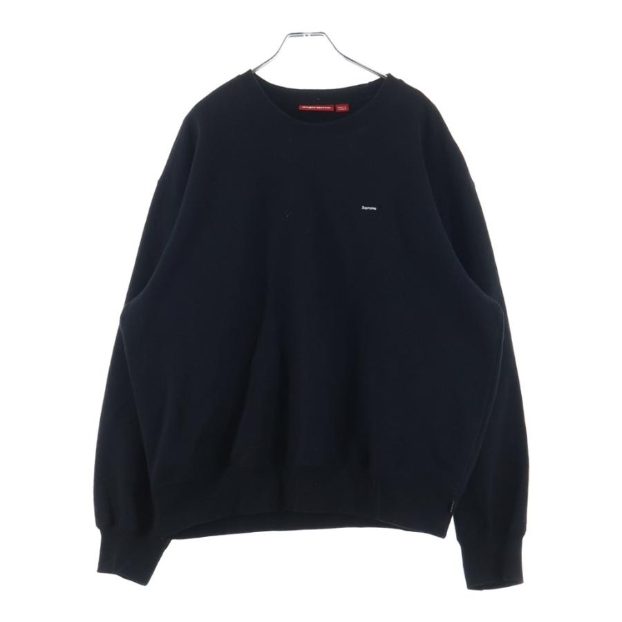 SUPREME シュプリーム 25AW Small Box Crewneck スモールボックス ロゴ クルーネック スウェットトレーナー ブラック Supreme（シュプリーム） 25AW Small Box Crewneck スモールボックス