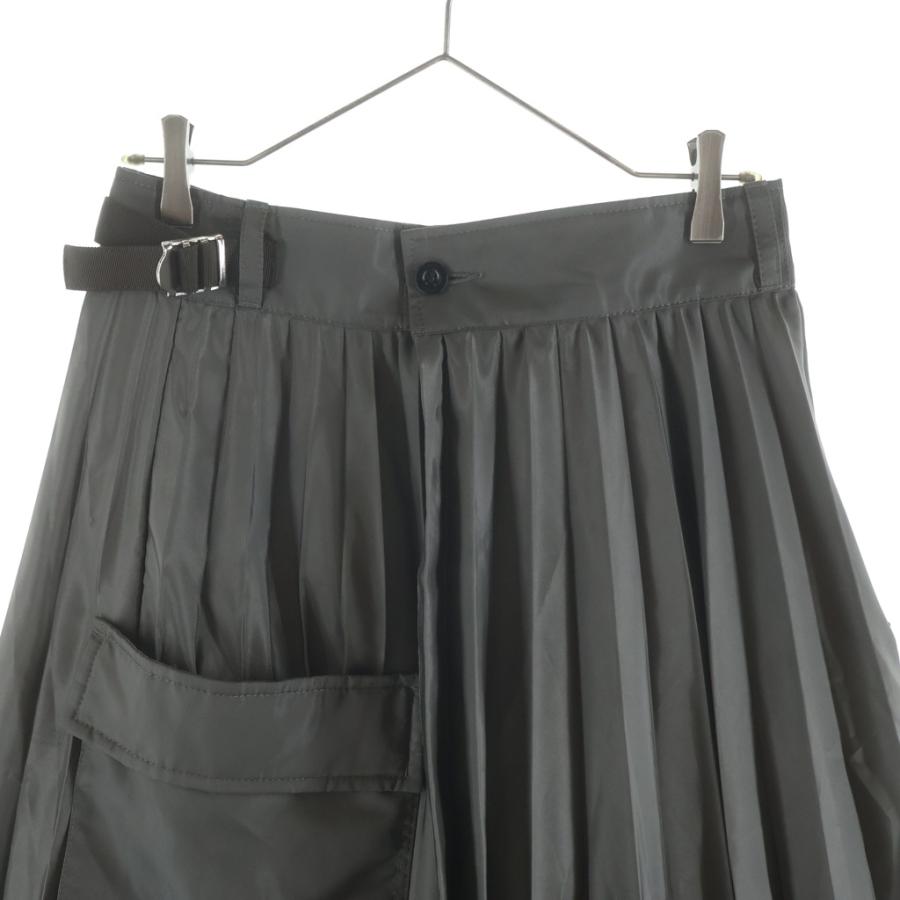 sacai（サカイ） 24SS Nylon Twill Skirt ナイロン ツイル プリーツ