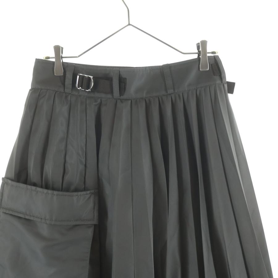 sacai（サカイ） 24SS Nylon Twill Skirt ナイロン ツイル プリーツ