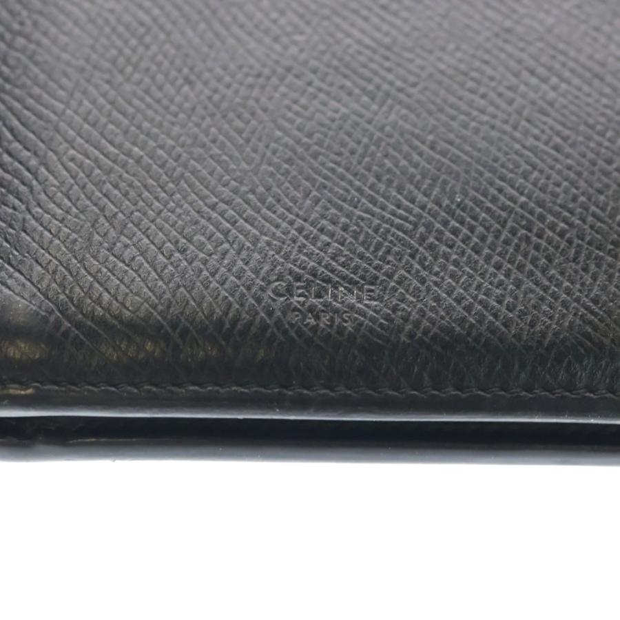 CELINE（セリーヌ） フロントロゴ 二つ折り レザーウォレット 財布
