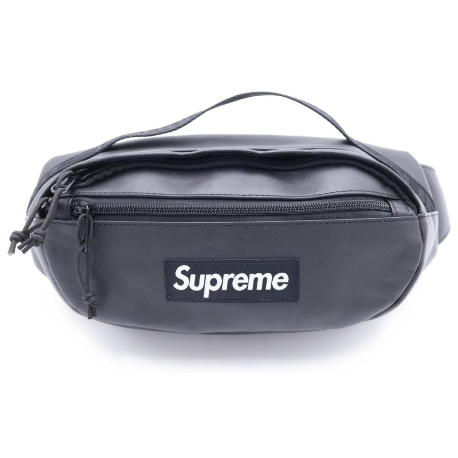 Supreme（シュプリーム） 23AW Leather Waist Bag ボックスロゴ レザー