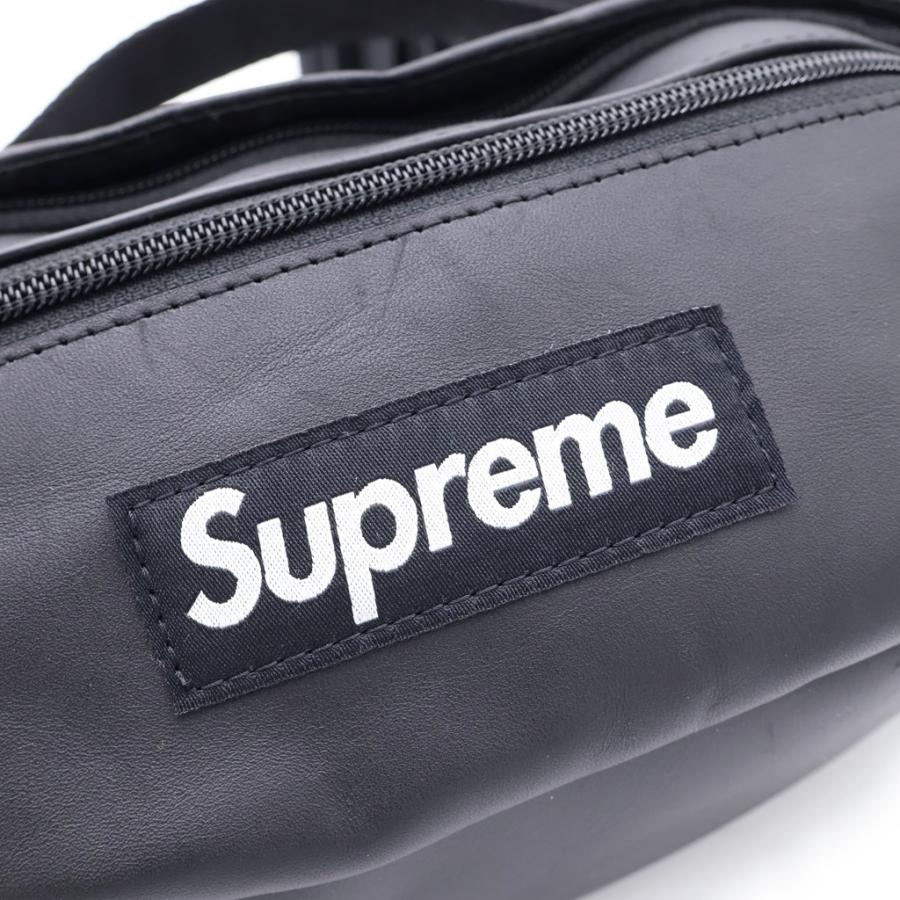 Supreme（シュプリーム） 23AW Leather Waist Bag ボックスロゴ レザー