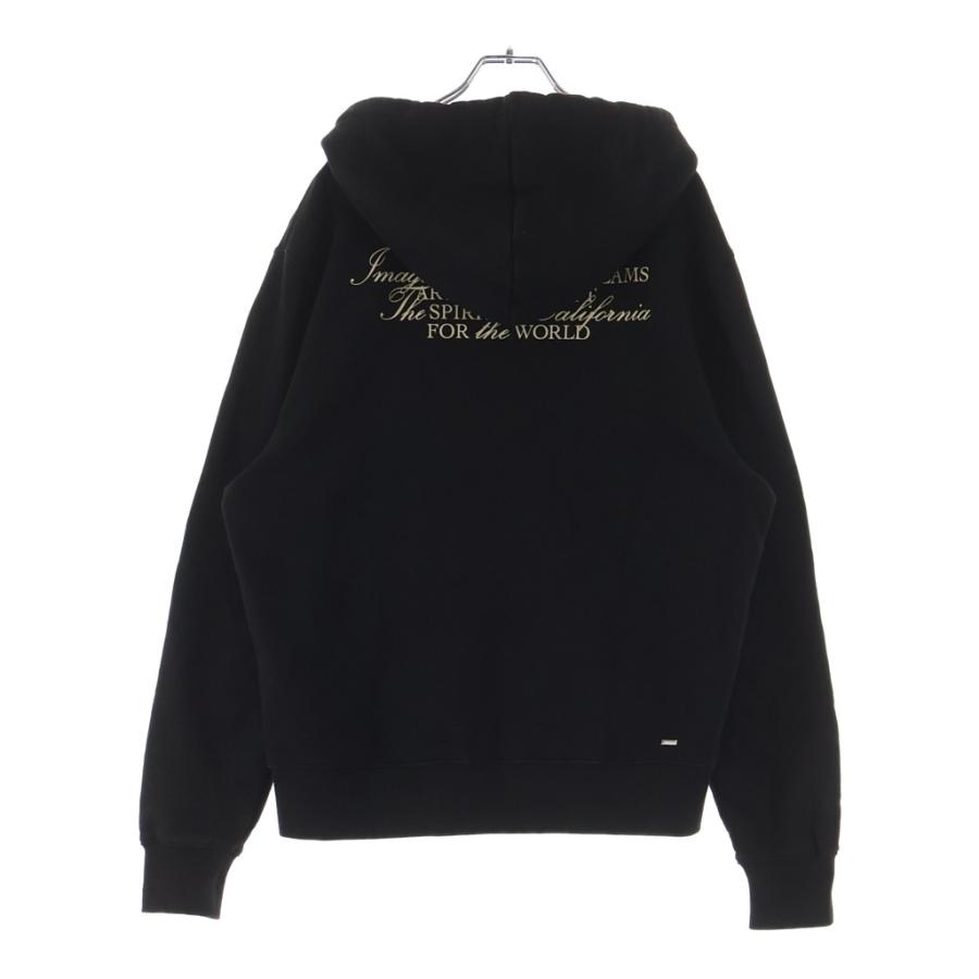 AMIRIブラック パーカー値下げ⭕️ AMIRI（アミリ） Spirit Zip Parka スプリット ジップアップパーカー