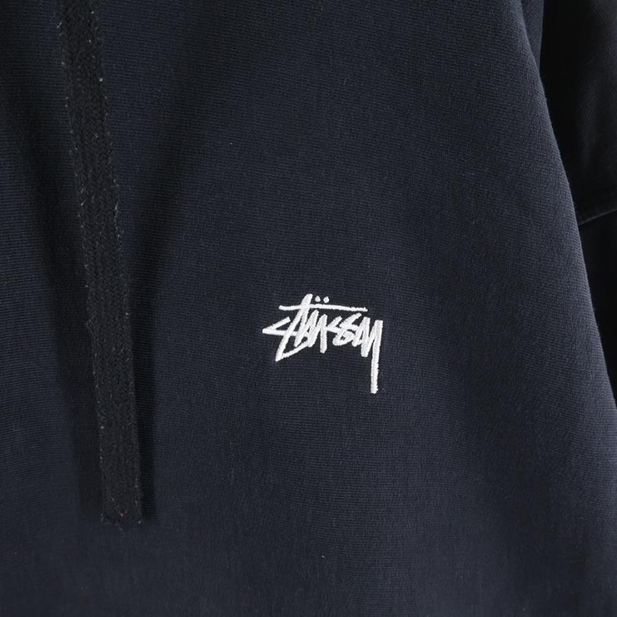stussy ステューシー　刺繍ロゴパーカー STUSSY（ステューシー） フロント ストックロゴ刺繍 プルオーバー