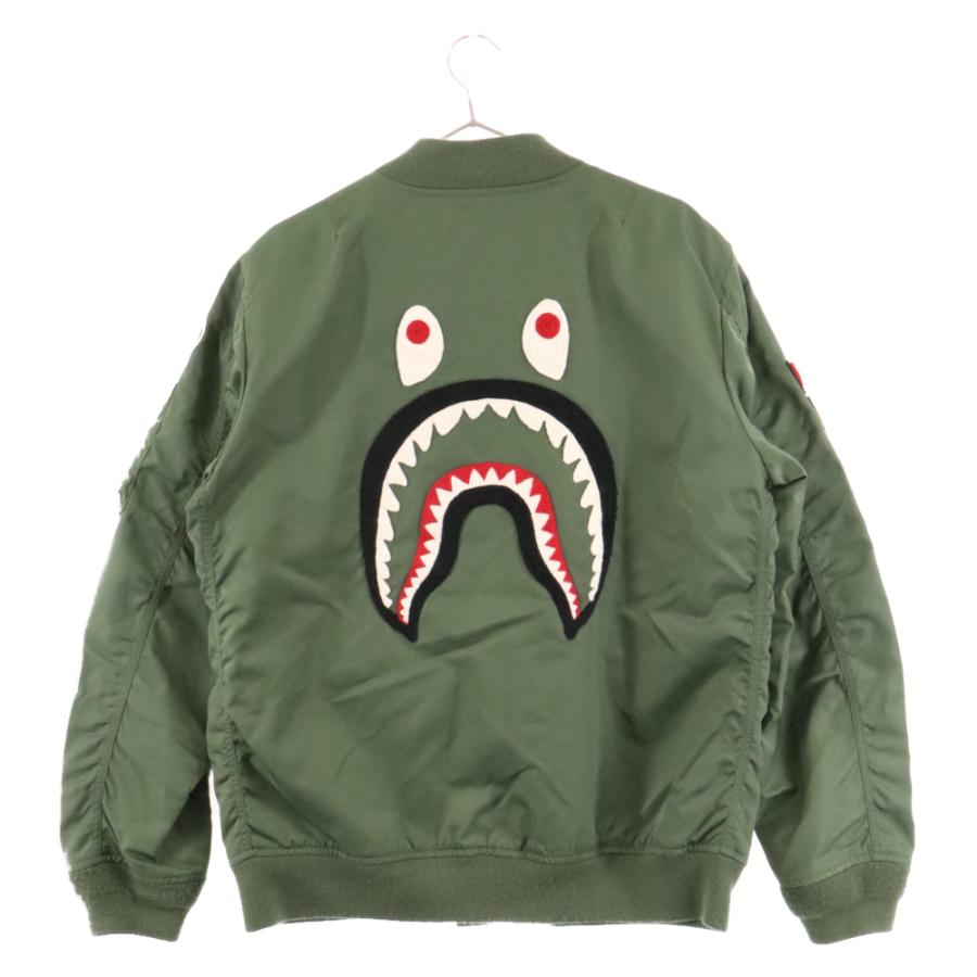 A BATHING APE（アベイシングエイプ） SHARK MA-1 Bomber Jaket