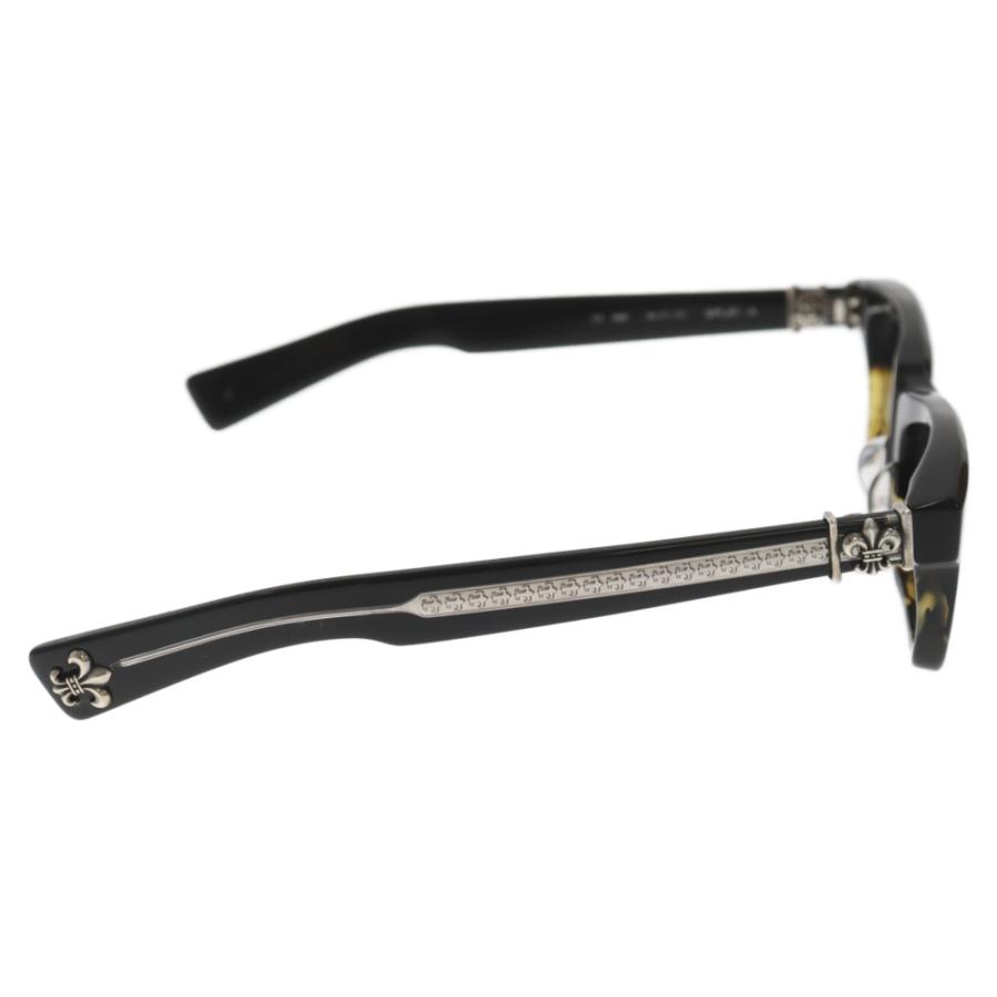 CHROME HEARTS クロムハーツ SPLAT-A BSフレアテンプル アイウェア 眼鏡 ブラック/シルバー : BRING Yahoo ...