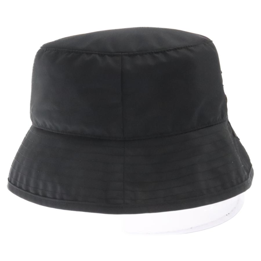 CHROME HEARTS クロムハーツ 23AW Leather Cross Patch Bucket Hat レザークロスパッチ バケットハット スクロールラベル 帽子 ブラック｜shopbring｜03