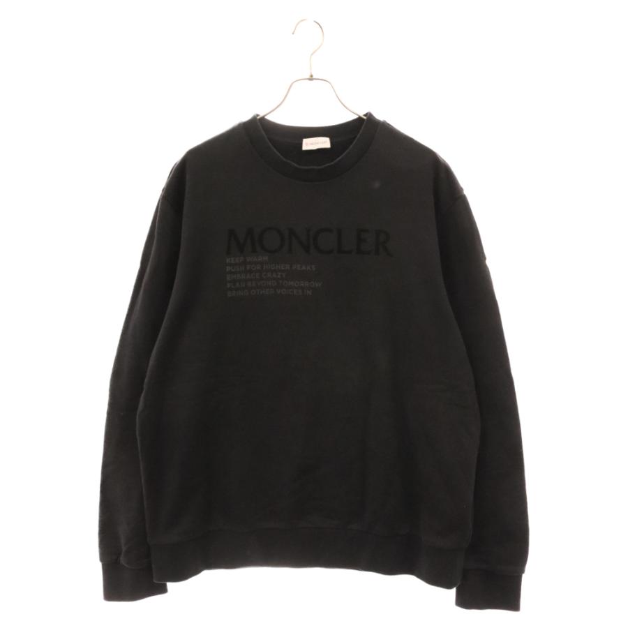 MONCLER モンクレール フロントロゴデザイン クルーネック MONCLER モンクレール フロントロゴデザイン クルーネック