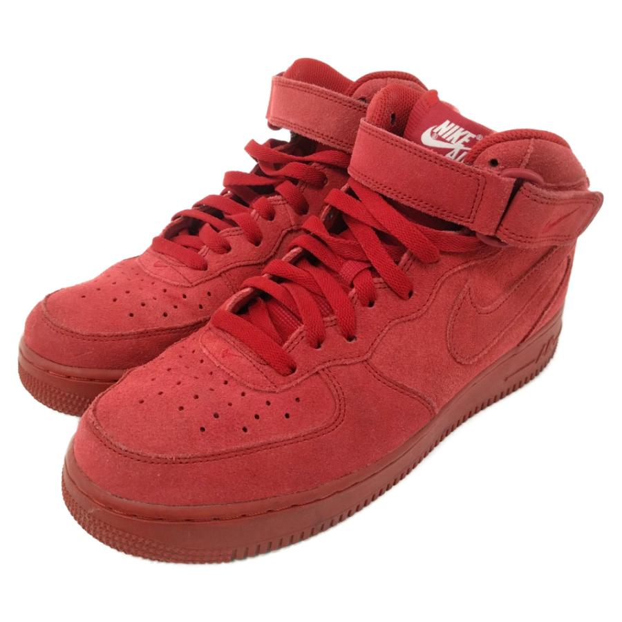 NIKE ナイキ AIR FORCE 1 MID 07 エアフォースミッド ハイカットスニーカー レッド US8/26cm 315123‐609｜shopbring｜03