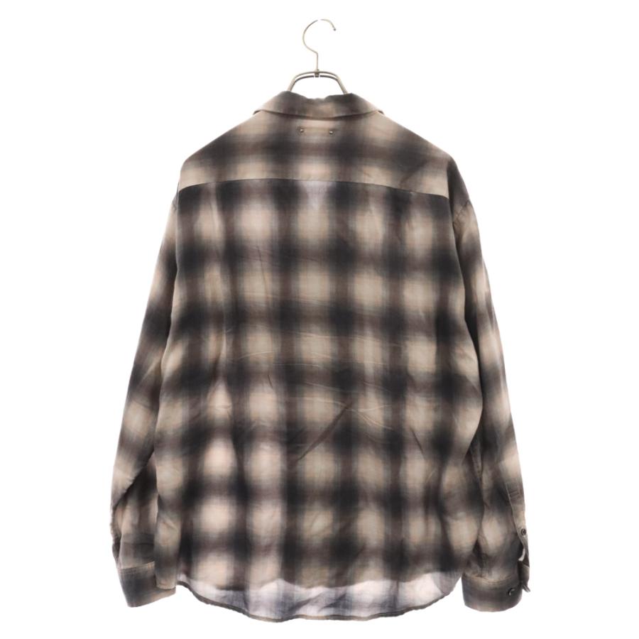 MINEDENIM（マインデニム） 23SS DRAPE DENIM OMBRE CHECK LOOSE WORK