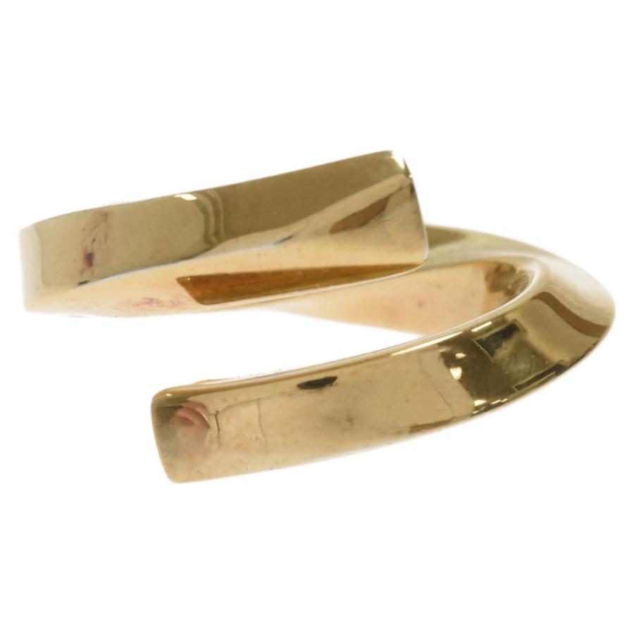 BOTTEGA VENETA ボッテガヴェネタ ツイストリング 指輪 ゴールド 17号