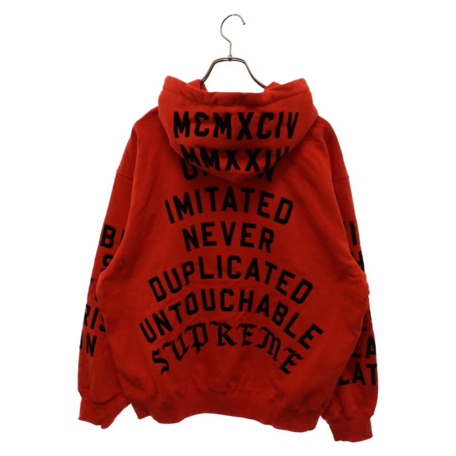 Supreme（シュプリーム） 23SS Team Flocked Hooded Sweatshirt チーム