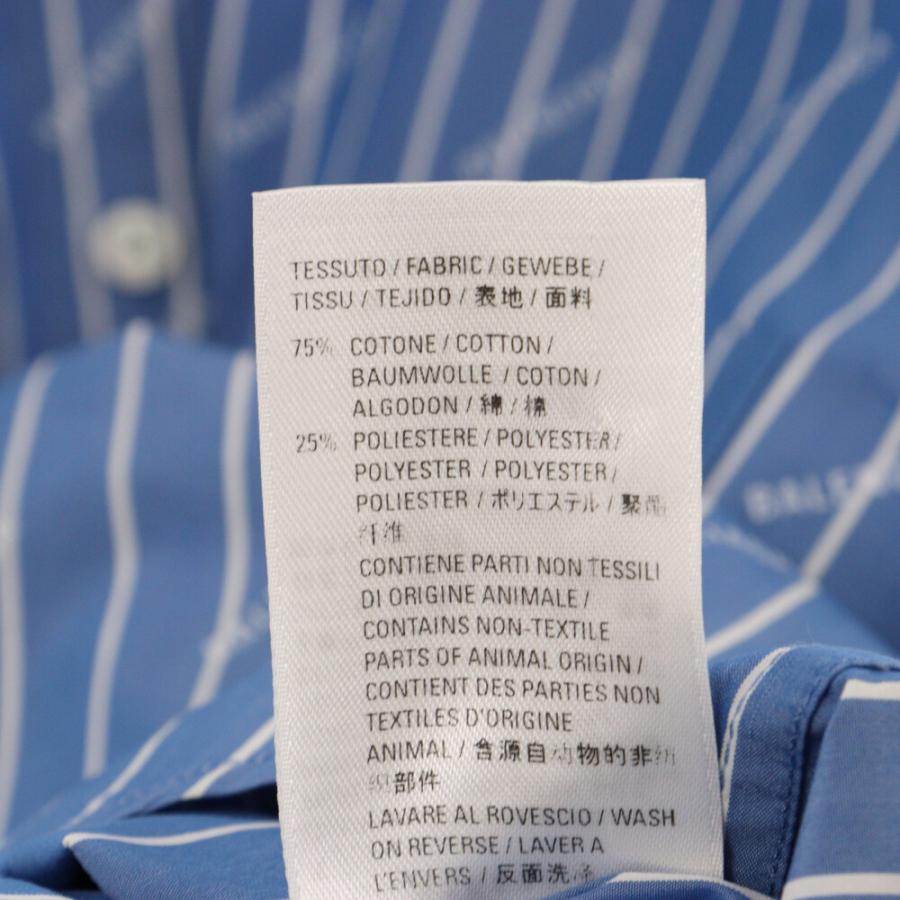 BALENCIAGA（バレンシアガ） WARDROBE ボタンダウン ストライプ ロゴ