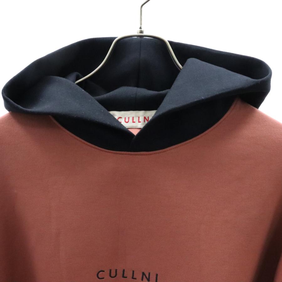 CULLINI クルニ 21SS LOGO HOODIE PARKER 2トーン ロゴ プルオーバー 