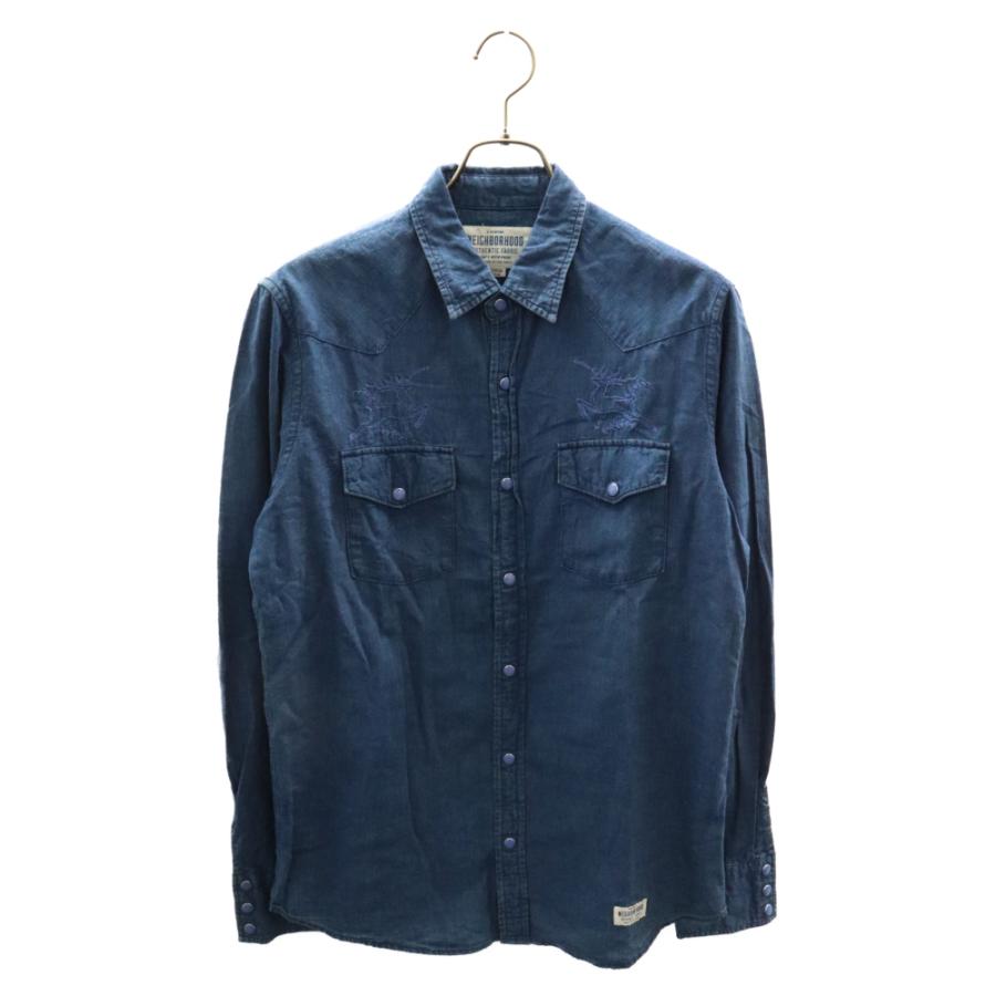 NEIGHBORHOOD ネイバーフッド 15SS DEER/C-SHIRT.LS ディア 刺繍  
