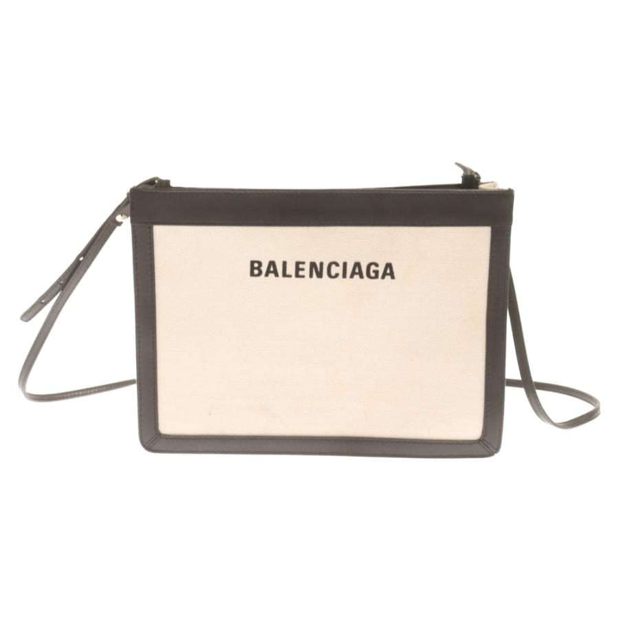 BALENCIAGA バレンシアガ ロゴプリント ショルダー バッグ ポシェット 
