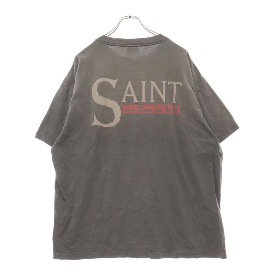 SAINT MICHAEL セントマイケル 23SS WE LIVE HELL ヘル 半袖Tシャツ 