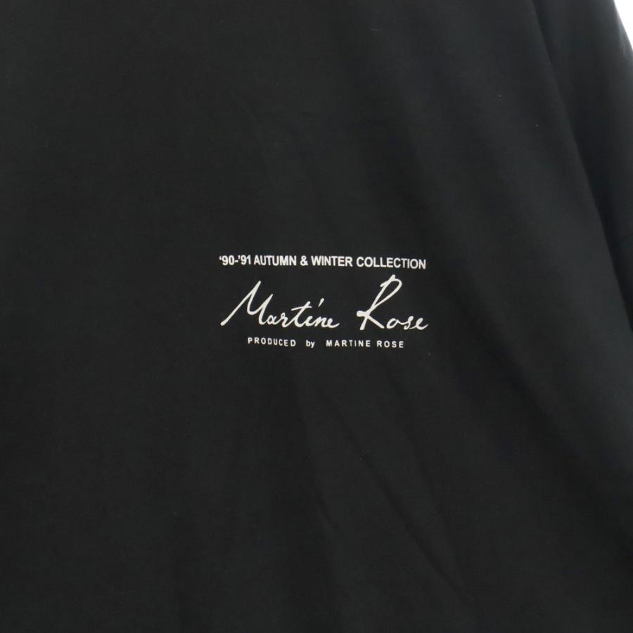 MARTINE ROSE マーティンローズ ブランドロゴデザイン コットン モック 