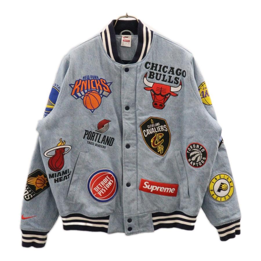 Supreme SUPREME シュプリーム 18SS×NIKE NBA Denim Warm-Up Jacket 