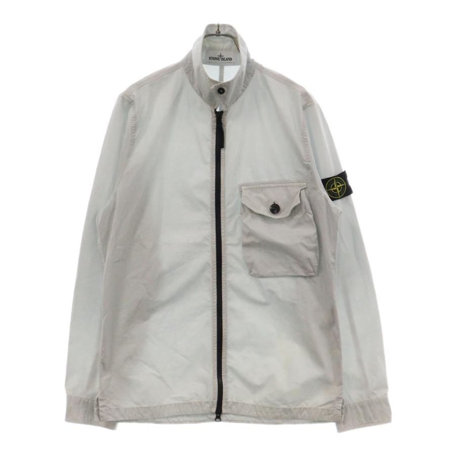STONE ISLAND ストーンアイランド 20SS OLD EFFECT CANVAS OVERSHIRT  