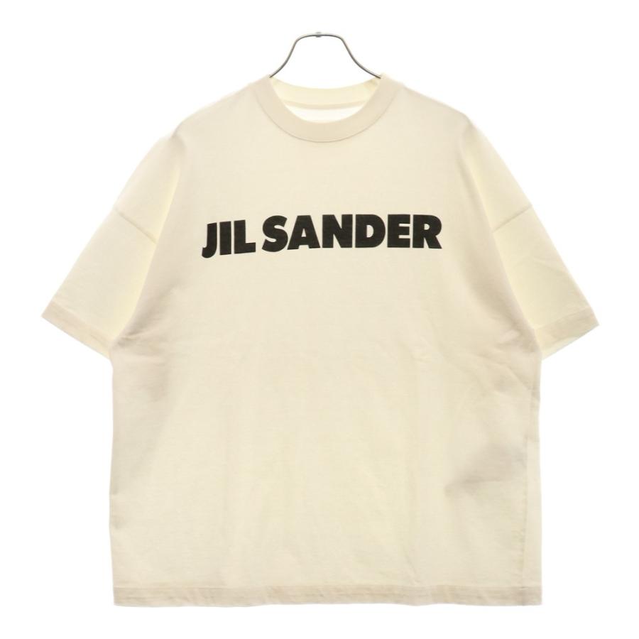 JIL SANDER ジルサンダー 21SS ロゴプリントオーバーサイズ半袖Tシャツ 