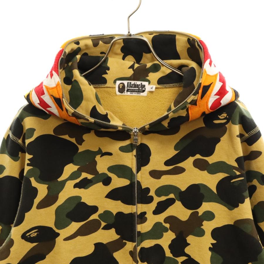 A BATHING APE タイガーカモ ジップフーディ A BATHING APE（アベイシングエイプ） TIGER FULL ZIP HOODIE 1stカモ