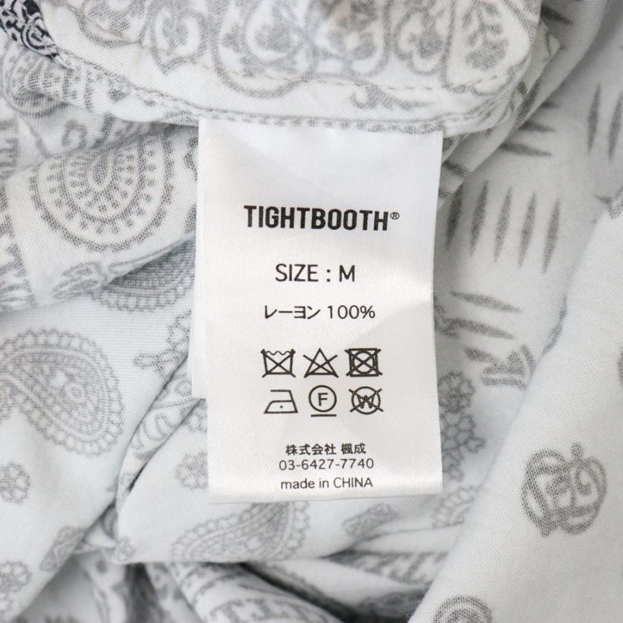 TIGHTBOOTH タイトブース 23SS PAISLEY OPEN SHIRT ペイズリー 