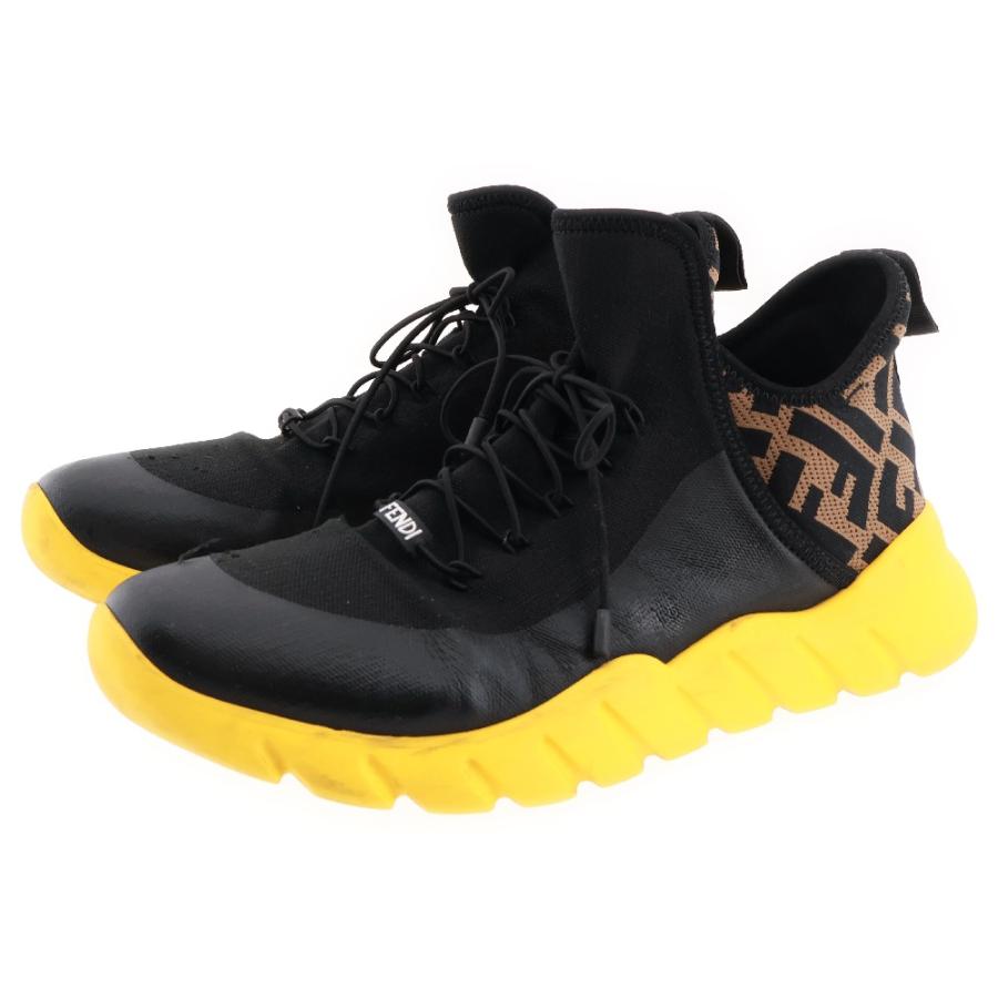 希少】FENDI ローカットスニーカー 7E1307 ズッカ バイカラー 24 2025