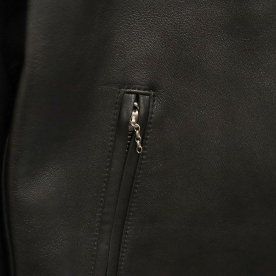 WACKO MARIA ワコマリア 09AW カウレザー 牛革 シングル ライダース 