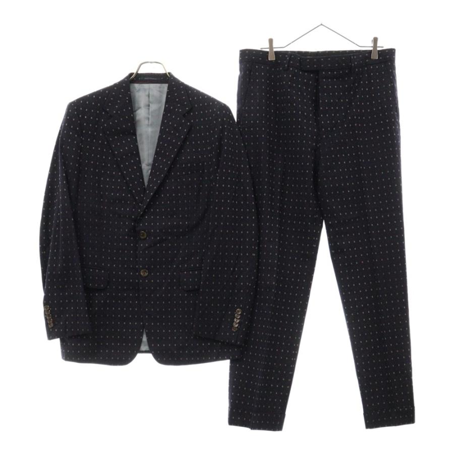GUCCI（グッチ） GGロゴ 総柄 シングルジャケット スラックスパンツ