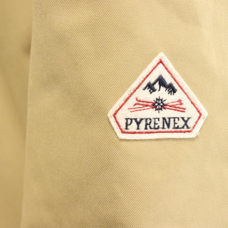 PYRENEX ピレネックス ANNECY FUR JACKET アヌシー 刺繍 ロゴ ワンポイント ダウンジャケットブラック CFJPN1800060 Pyrenex（ピレネックス） ANNECY FUR JACKET アヌシー 刺繍 ロゴ ワン