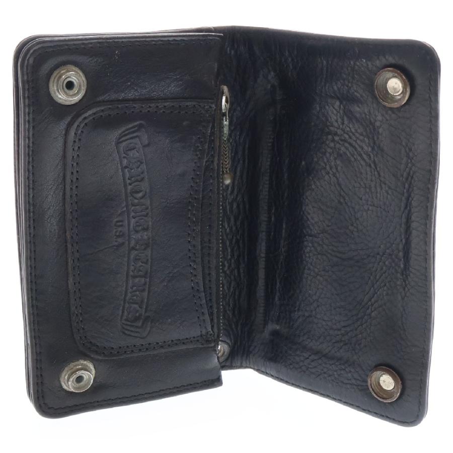 CHROME HEARTS クロムハーツ 1ZIP 1ジップ クロスボールボタン レザー 