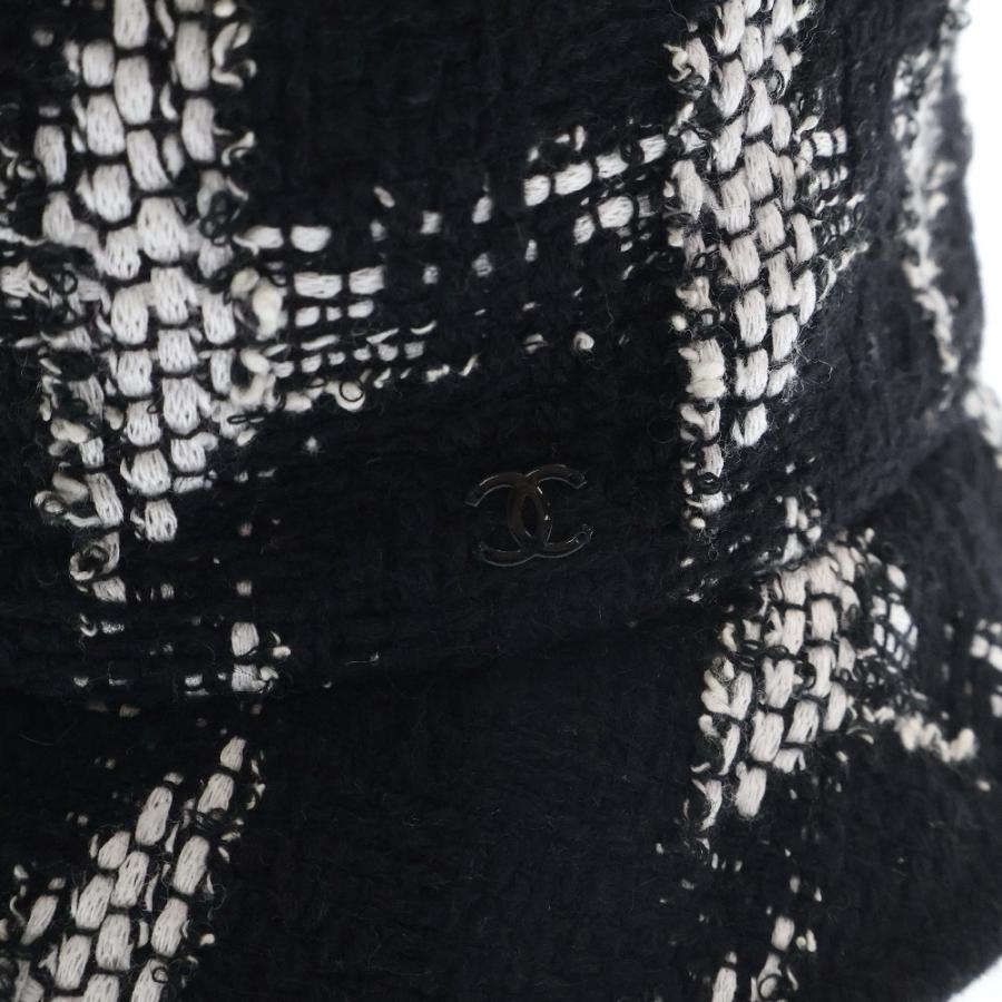 CHANEL シャネル Tweed Bucket Hat ツイード　バケハ CHANEL（シャネル） Tweed Bucket Hat ツイード クローシュ バケット